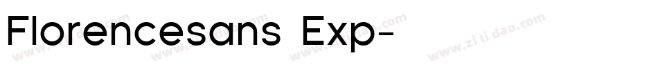 Florencesans Exp字体转换